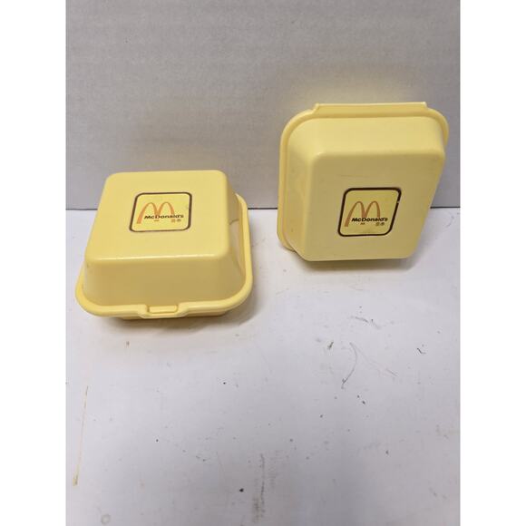 2x Vintage McDonald’s Chicken Nuggets Containers Toy Vintage 1988 '80s - Picture 2 of 3
